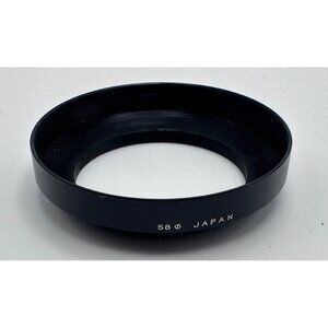 58mm Camera Lens Hood Screw-in Protect light Photography Japan